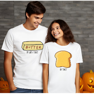 Smörj Halloween, jag är med rostat par T Shirt