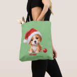 Smörjdjur vintervalpen, Hund jultomten Tygkasse<br><div class="desc">Smörjdjur vintervalpen,  Hund jultomten</div>