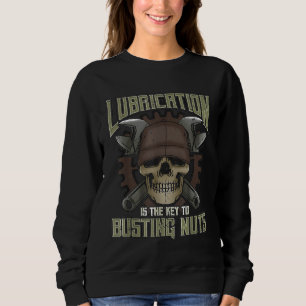 Smörjning är Nyckel till Vuxen för Nöt-mekanismen T Shirt