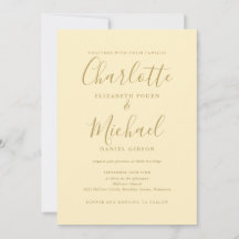 Smörkoppsgul och guld QR-kod Bröllop