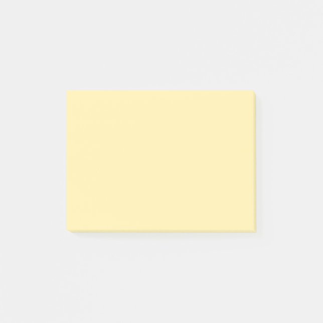 Smörkräm enfärgad post-it block (Framsida)