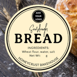 Smörkräm Gul Bageri Sourdough Bröd Etikett