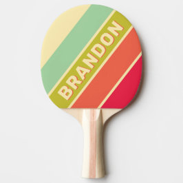 Smörkräm Viska Djärvt Randigt med Namn Pingisracket