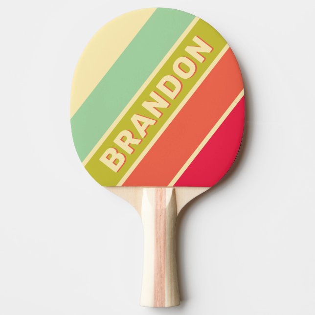 Smörkräm Viska Djärvt Randigt med Namn Pingisracket (Framsidan)