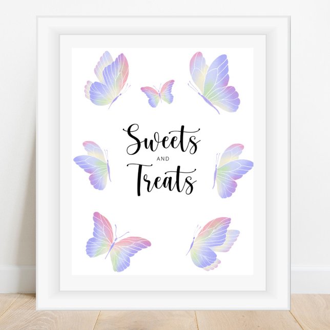 Smöroféer och behandlingar vid babydusch poster (Skapare uppladdad)