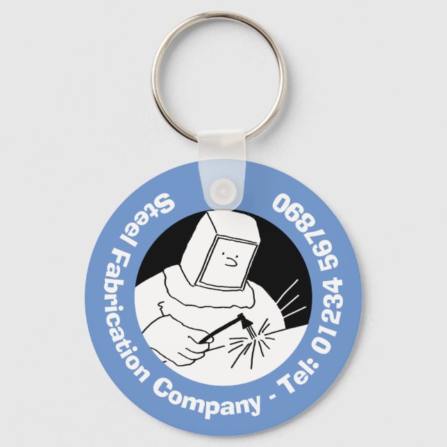 Smörsmiths & Welders Steel Fabrication & Welding Nyckelring (Framsida)