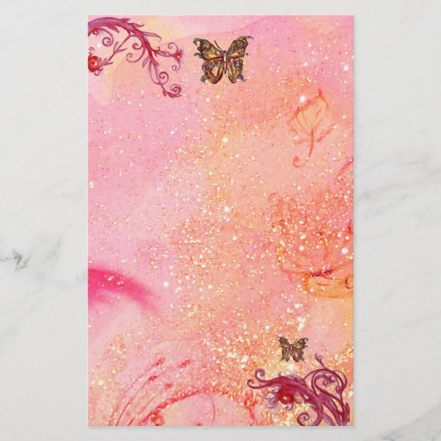 SMÖRT I SPARKLES 2, röd rosa (Framsida)