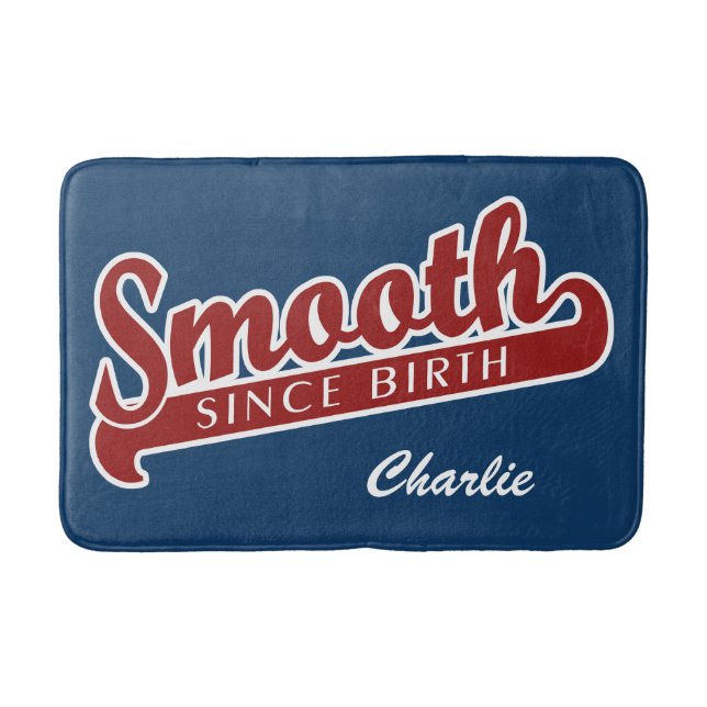 SMOTH-anpassningsbarnas monogrambadmattor Badrumsmatta (Framsidan)