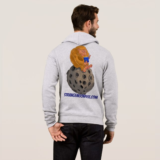 SMP LLC bigfoot på hoodie måne T Shirt (Hel baksida)