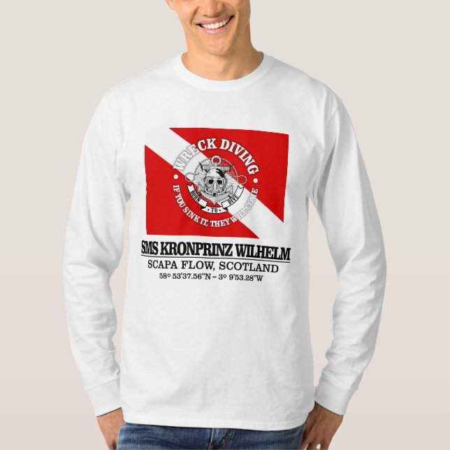 SMS Kronprinz Wilhelm (bästa vrak) T Shirt (Framsida)