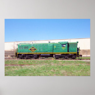 SMS Railroad Linjer Baldwin AS616 # 554 Poster