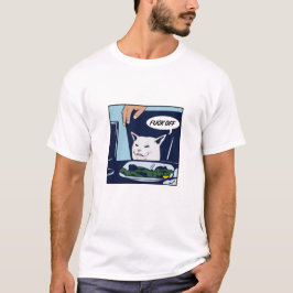 Smudge katten meme rolig t-shirt