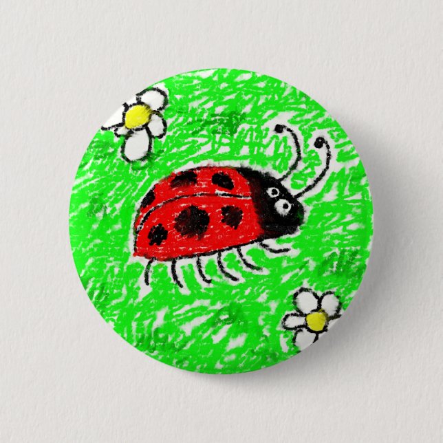 Smudgy nyckelpiga knapp (Framsida)