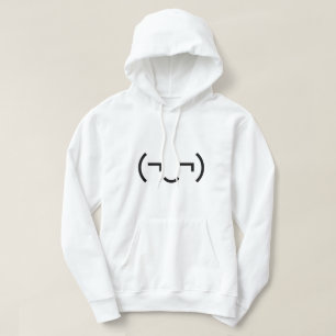 Smug Emoticon (bilder ‿t) japanska Kaomoji Hoodie
