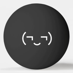 Smug Emoticon (bilder ‿t) japanska Kaomoji Pingisboll