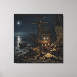 Smugglarna från 1745 canvastryck