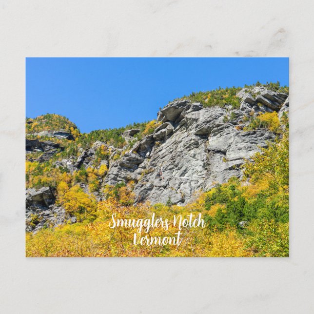 Smugglers Notch i Vermont Helg Vykort (Framsida)