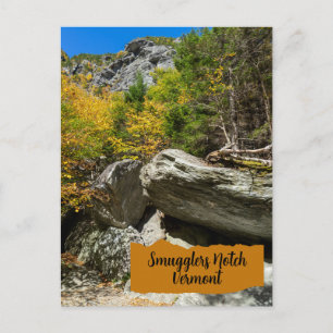 Smugglers Notch i Vermont Helg Vykort