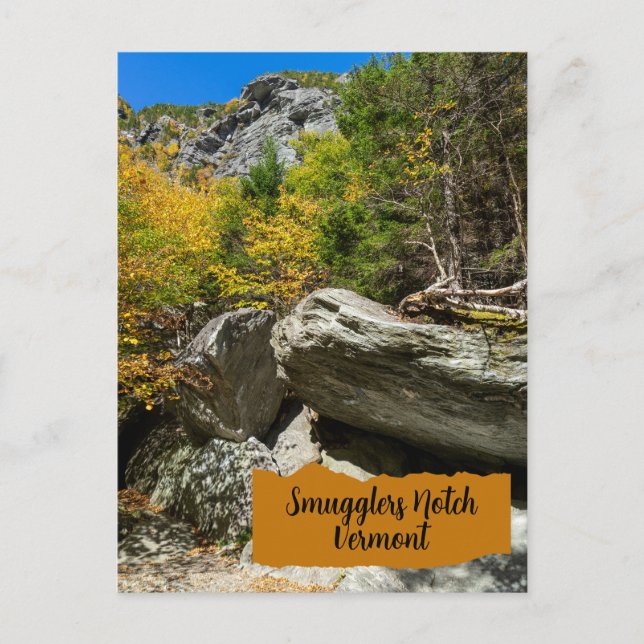 Smugglers Notch i Vermont Helg Vykort (Framsida)