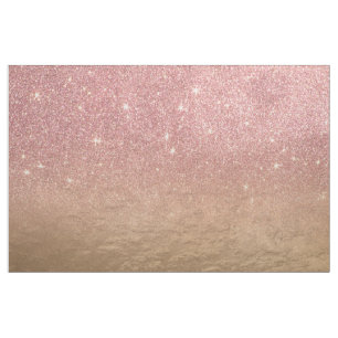 Smulat rosa guld- glitter omkullkastar den Ombre Tyg