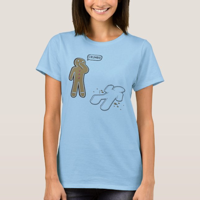 SMULOR för ironisk brotts- plats för Tee (Framsida)