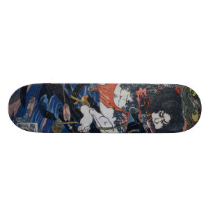 Smurai mördare! old school skateboard bräda 18 cm