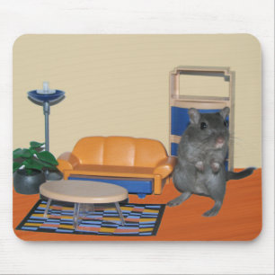 Smurf gerbilen Mousepad Musmatta