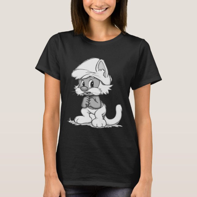 Smurf Katt  T Shirt (Framsida)