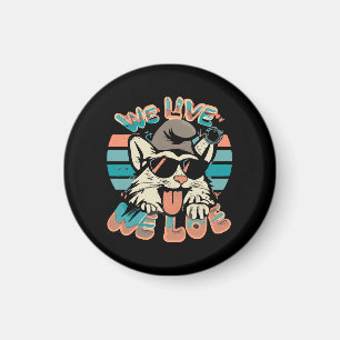 Smurf Katt - Vi Lever Vi Älskar Magnet