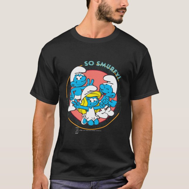 Smurfette Jokey So Smurfey T Shirt (Framsida)