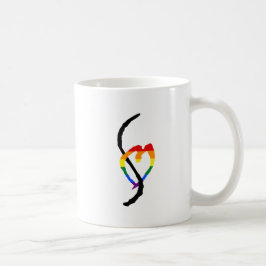 Smut markerar pridemuggen kaffemugg