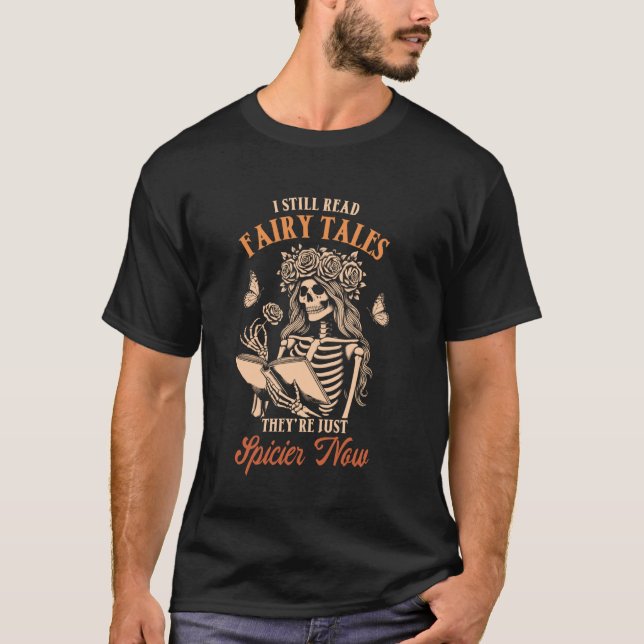 Smut Reader läser fortfarande sagor från Fairy Tal T Shirt (Framsida)