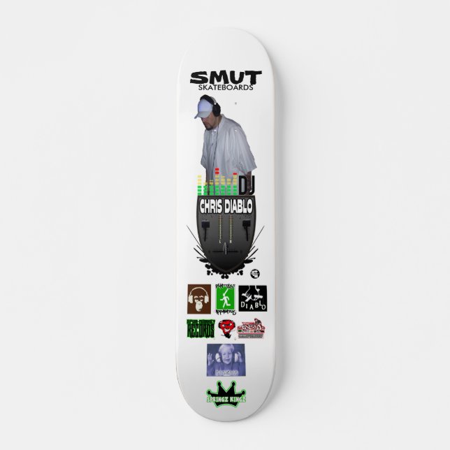 SMUT SKATEBOARDS - DJ CHRIS DIABLO - SAMLARUTGÅVA (Framsida)