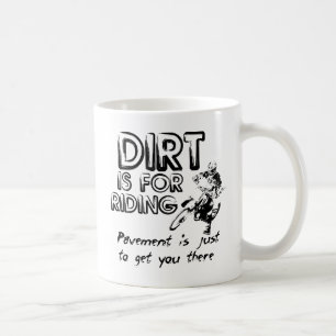 Smuts är för att rida - Motocross Dirtbike Mugg