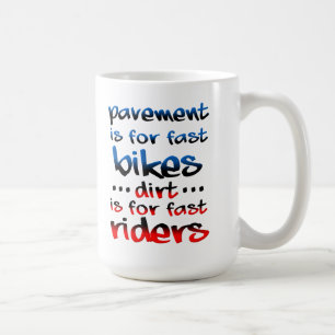 Smuts Är För Snabb Riddare Dirt Bike Motocross Rol Kaffemugg