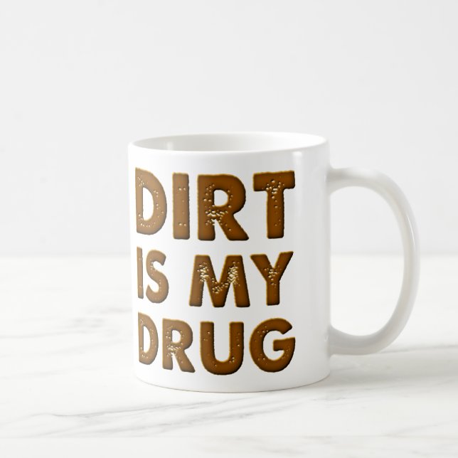 Smuts Är Min Drog Dirt Bike Motocross Mugg Citat (Höger)