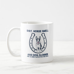 Smuts, häst och Hund Slobber är alltid Bra Kaffemugg