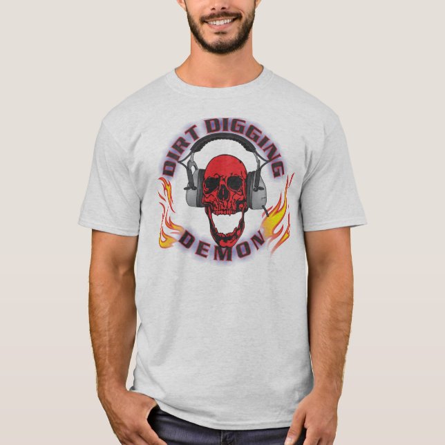 Smuts som gräver demonT-tröja Tee Shirt (Framsida)