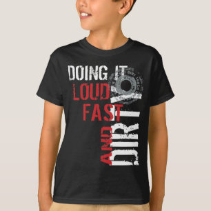Smuts spårar tävlings- dräkt t-shirt