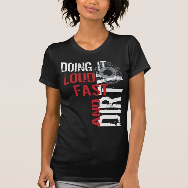 Smuts spårar tävlings- Nascar T Shirt (Framsida)