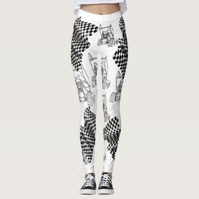 Smuts sprintar bildamasker 1 leggings (Framsida)