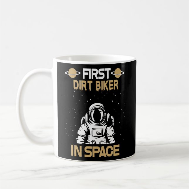 Smutsa Biker i rymden Kaffemugg (Vänster)