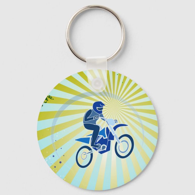Smutsa Biker Vector Biking Nyckelring (Framsida)