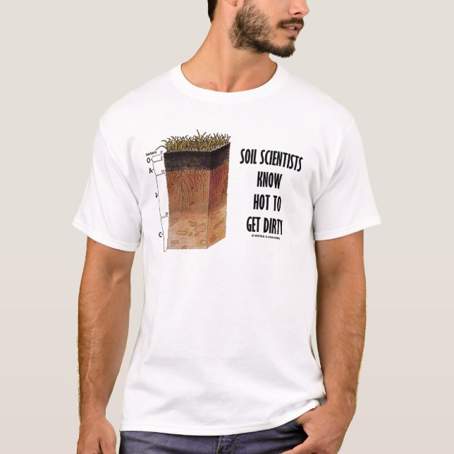 Smutsa forskare vet hur man får smutsar ner t-shirt (Framsida)