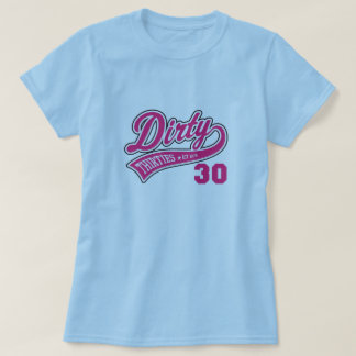 Smutsa ner 30-talrosalogotypen tee