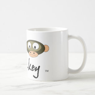 Smutsa ner apakaffemuggen kaffemugg