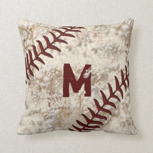 Smutsa ner baseball kudder din MONOGRAM, JERSEY Kudde