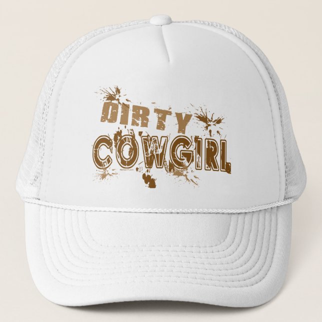 Smutsa ner Cowgirlhatten Keps (Framsida)