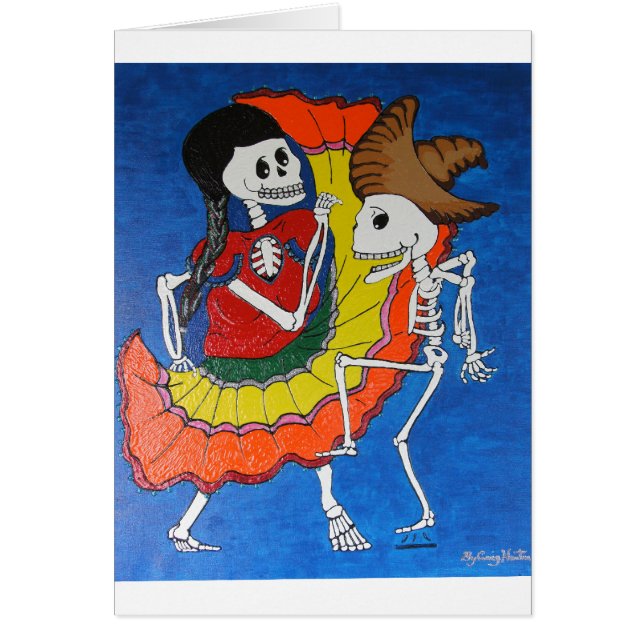 Smutsa ner dansen hälsningskort (Framsidan)