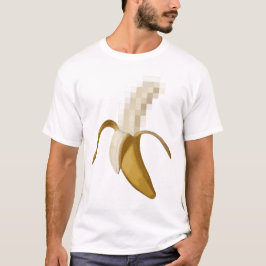 Smutsa ner den censurerade skalade bananen t shirt